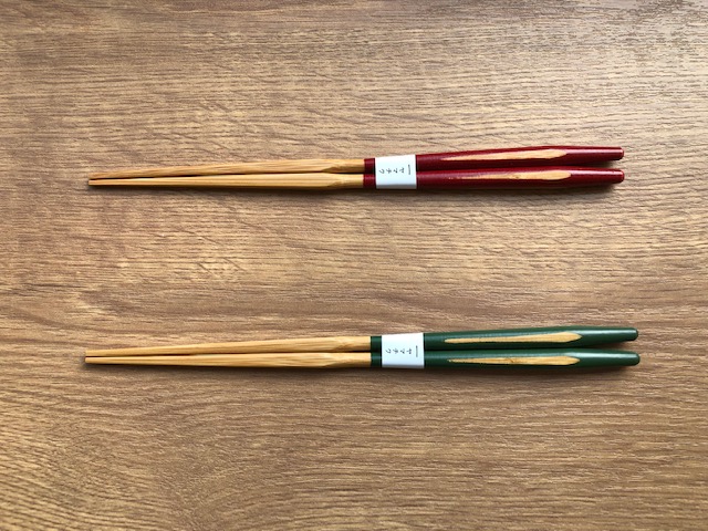 高品質な竹の夫婦箸セット